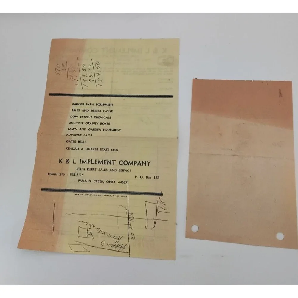 Vintage John Deere Van Brunt Fertilizer Grain Drill FB-A Operator's Manual